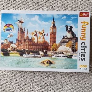 Funny Cities London 1000 Piece Puzzle - NEW - SEALED